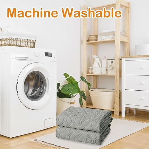 Miniatura 67 de hyha Manta de cama impermeable para perro, mantas suaves para mascotas, funda de sofá impermeable para perros, fundas reversibles lavables para