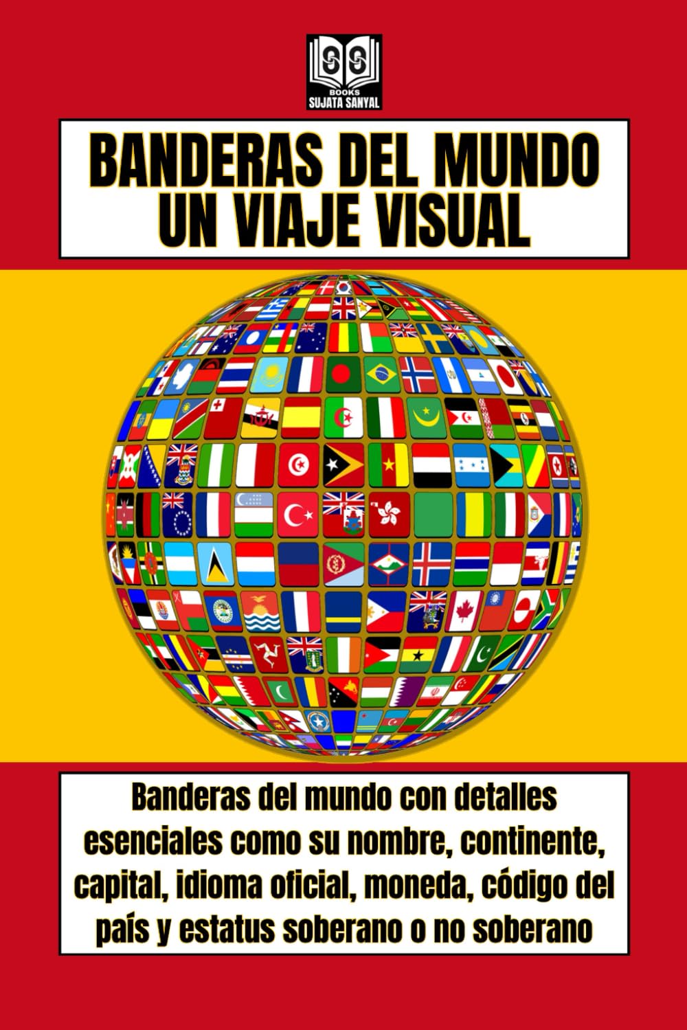BANDERAS DEL MUNDO: UN VIAJE VISUAL: Banderas del mundo con su nombre, continente, capital, idioma oficial, moneda, código de país y soberano o no soberano.