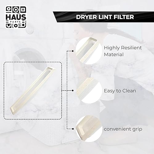 Miniatura 5 de 131359602 131359600 - Filtro de pelusa para secadora Frigidaire, Kenmore, compatible con 131359601, 131359603, 5304516872, 131152700, 5304516871,