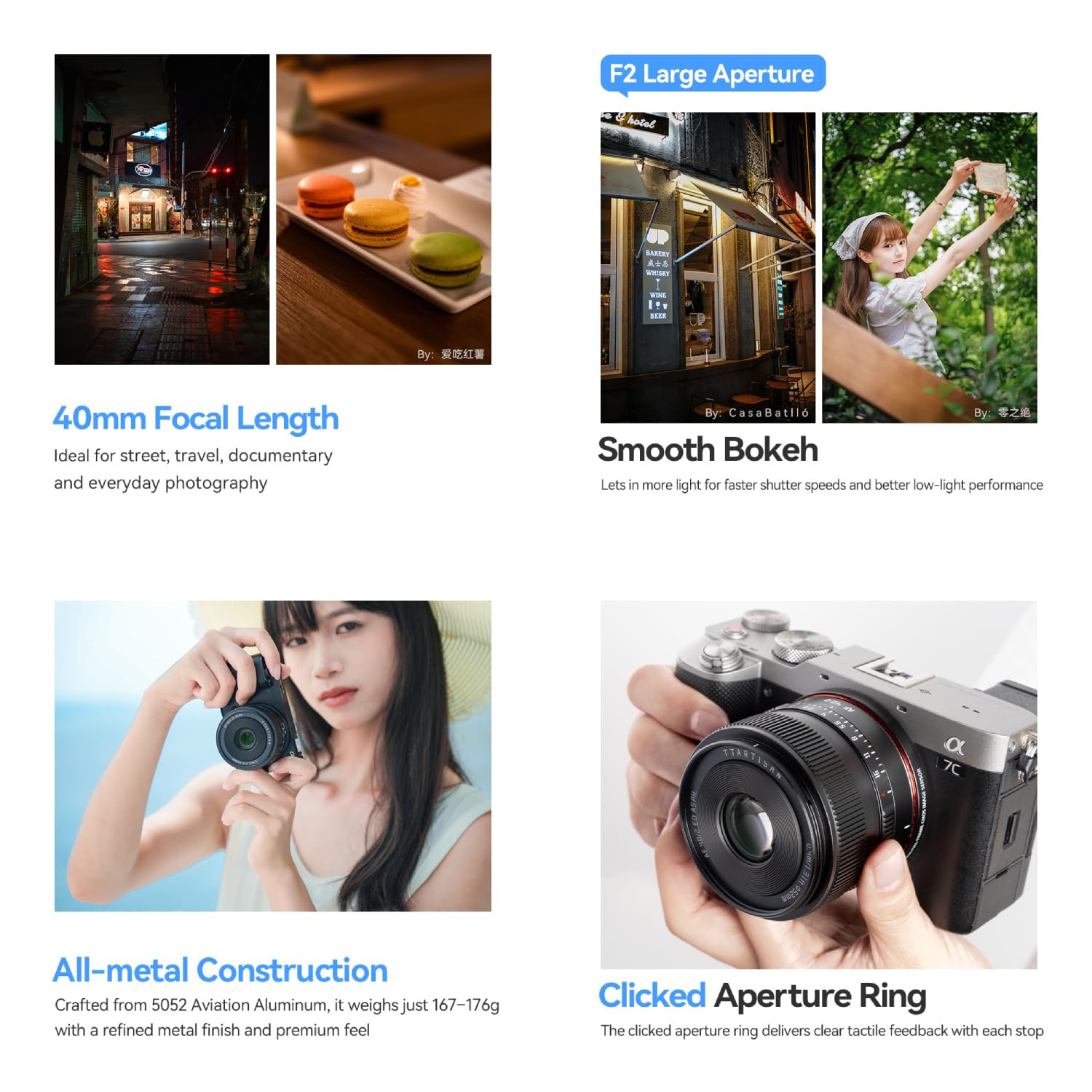 TTArtisan Obiettivo AF Full Frame 40 Mm F2 Con Messa A Fuoco