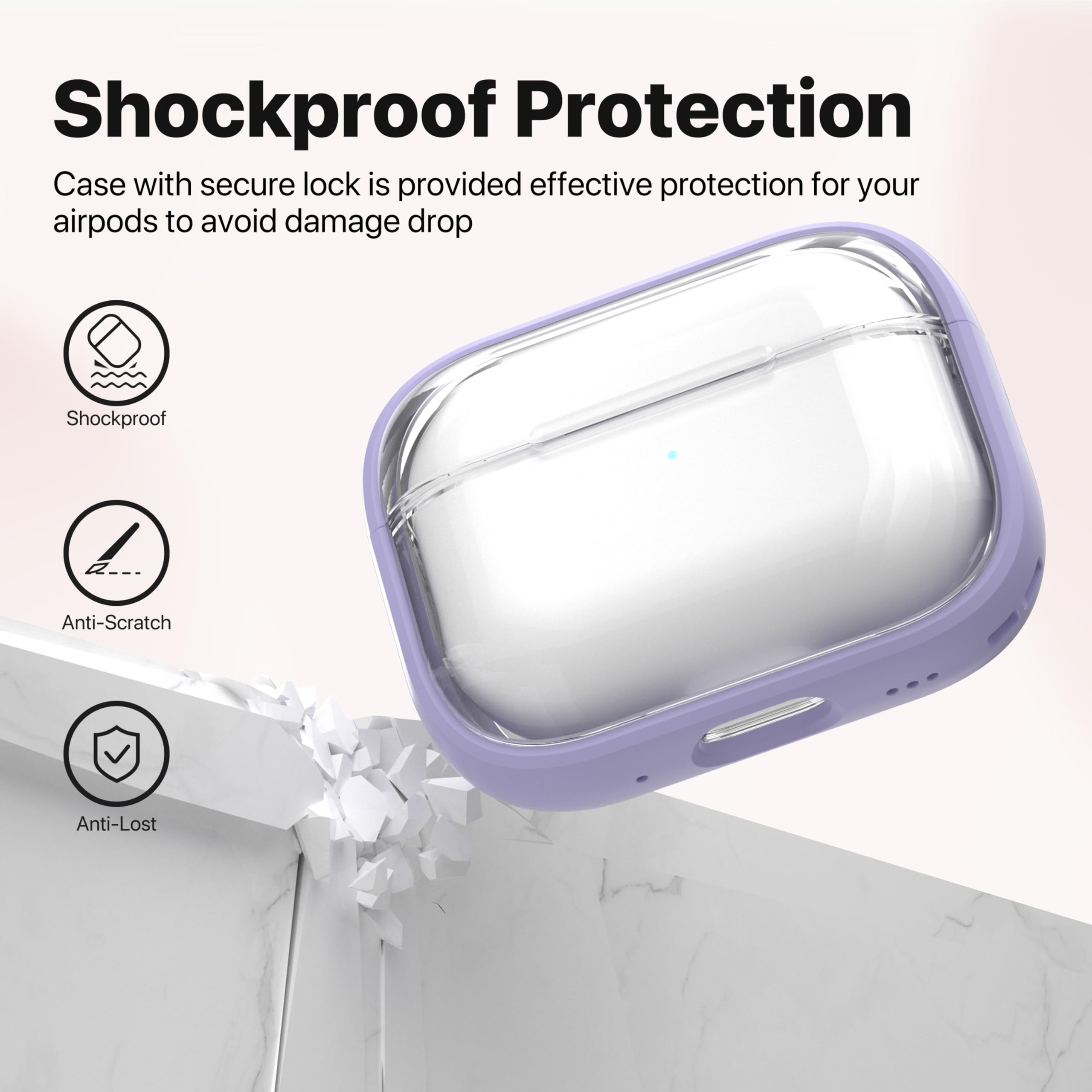 Amazon | Valkit Airpods Pro 第2世代/第1世代ケース クリア Airpods