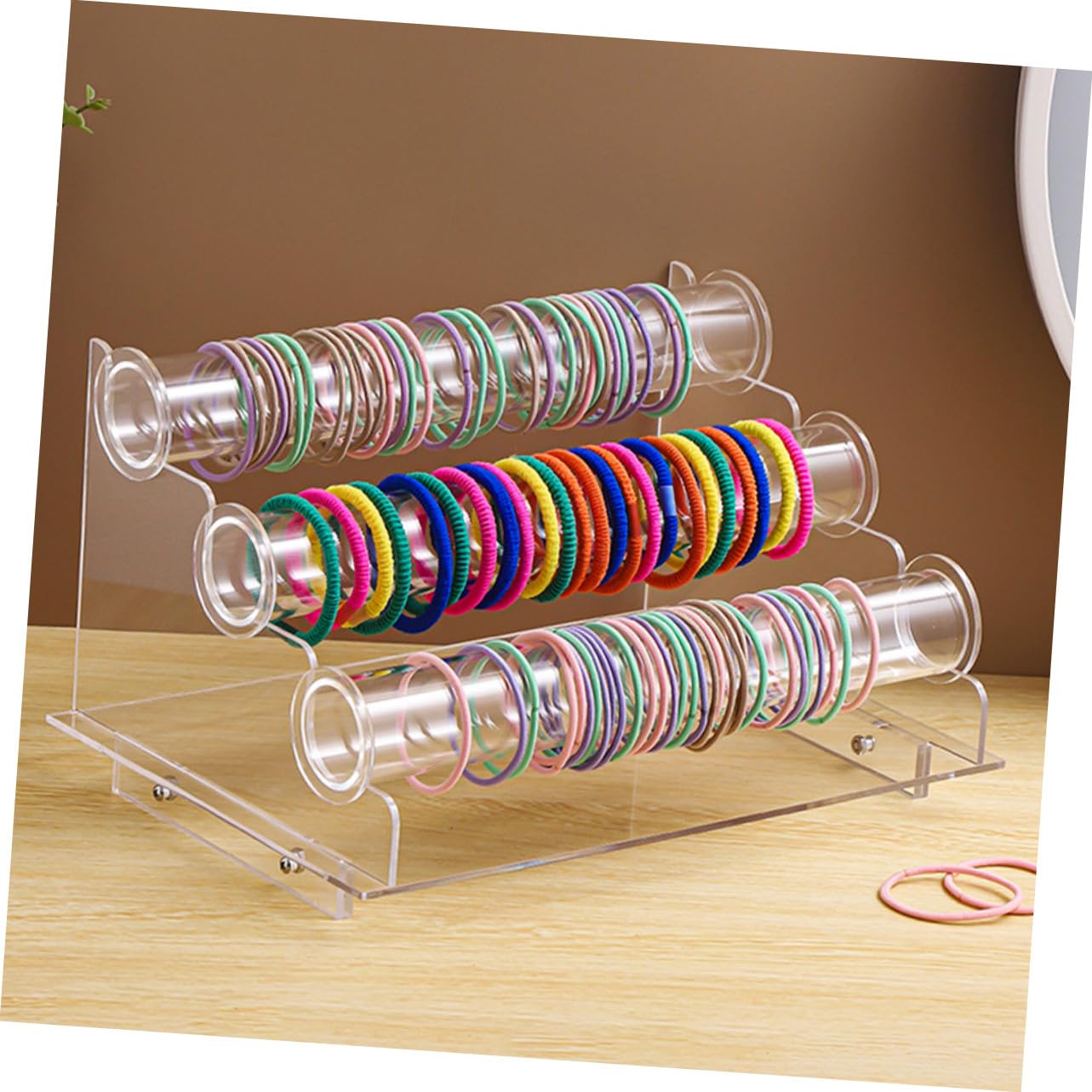 Gatuida Acryl Schmuckorganizer 3-stufig für Armbänder und Haarbänder