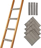 Vista 1 de Hudson Comfort Almohadillas para escalera de litera, tela cepillada suave para comodidad de los pies con puntos antideslizantes en la parte