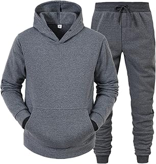 Fulidngzg Jogging Suit Men's Tracksuit Winter Jogging Suit Leisure Suit Cotton Jogging Suit Jogging Suit Warm Sportswear Complete Sports Suit Sweat Suit Set Sportswear Tracksuit