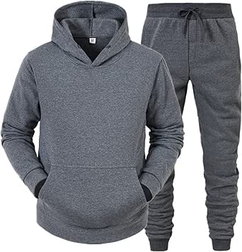 Brnmxoke Mens Casual Tracksuits Long Sleeve Jogging Suits Sweatsuit Sets 2 Piece Athletic Warm Up Full Zip Track Jackets Pants Sweat Outfit Beige Xl