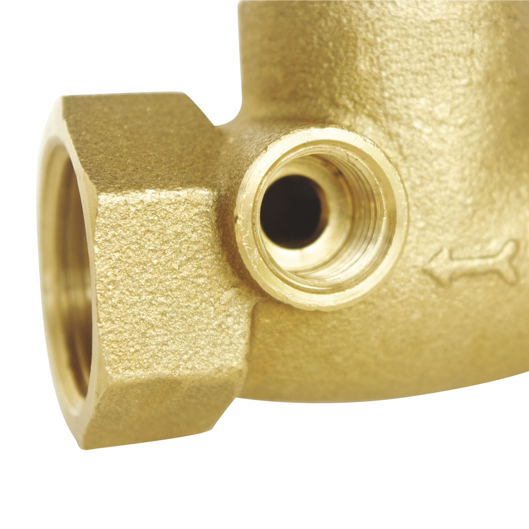 Válvula De Corte Recta Para Contador Agua - Entrada Macho 20/27, Salida Tuerca Cautiva 20/27, Modelo Largo
