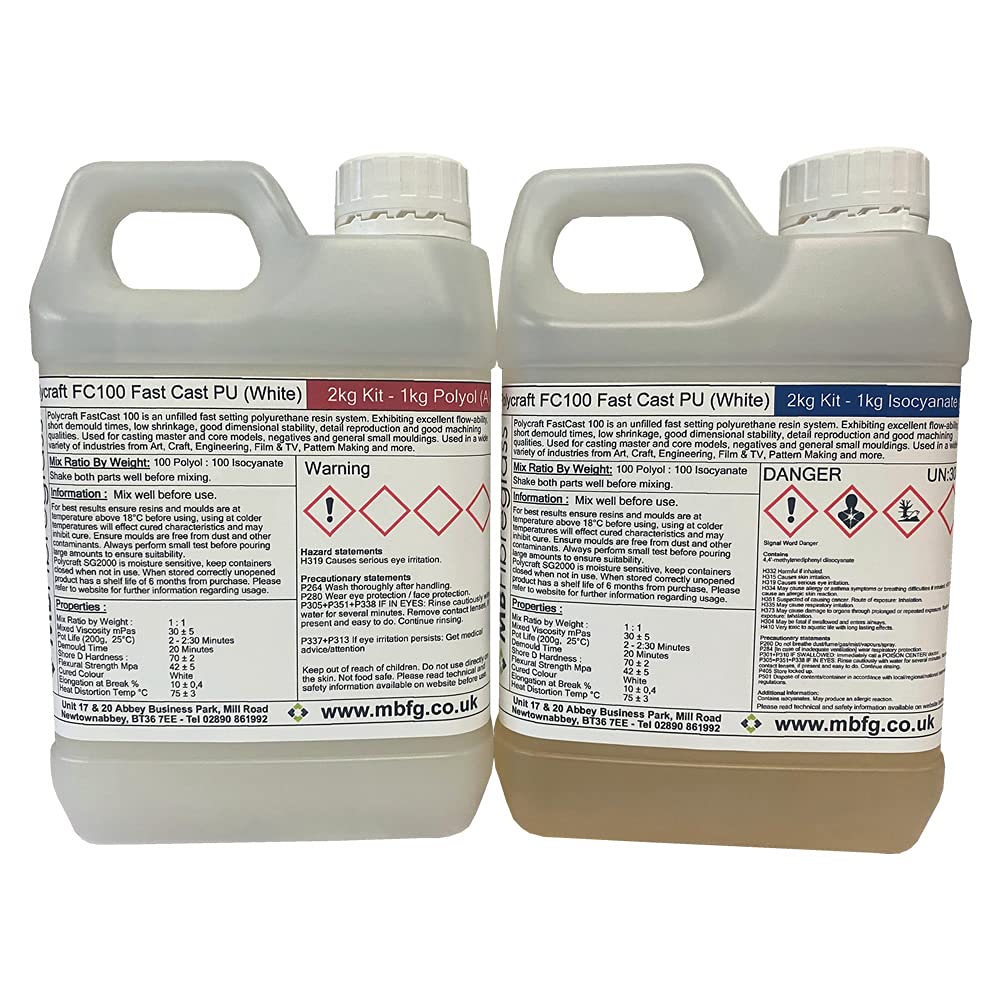 Buy Polycraft FC100 (White) Fast Cast Paintable Polyurethane Liquid