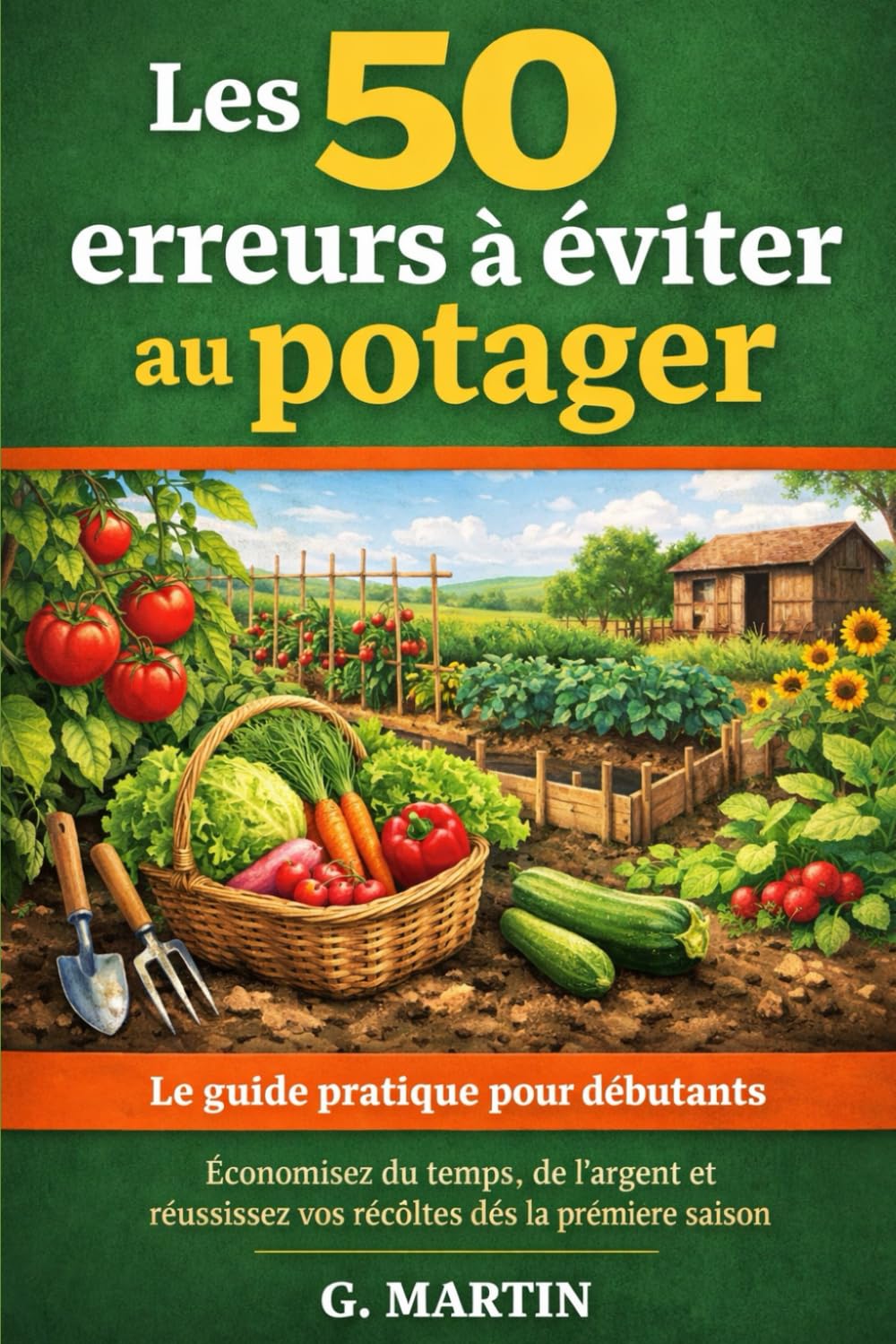 Les 50 erreurs à éviter au potager: Le guide pratique pour débutants : économisez du temps, de l’argent et réussissez vos récoltes dès la première saison (Jardinage Facile)