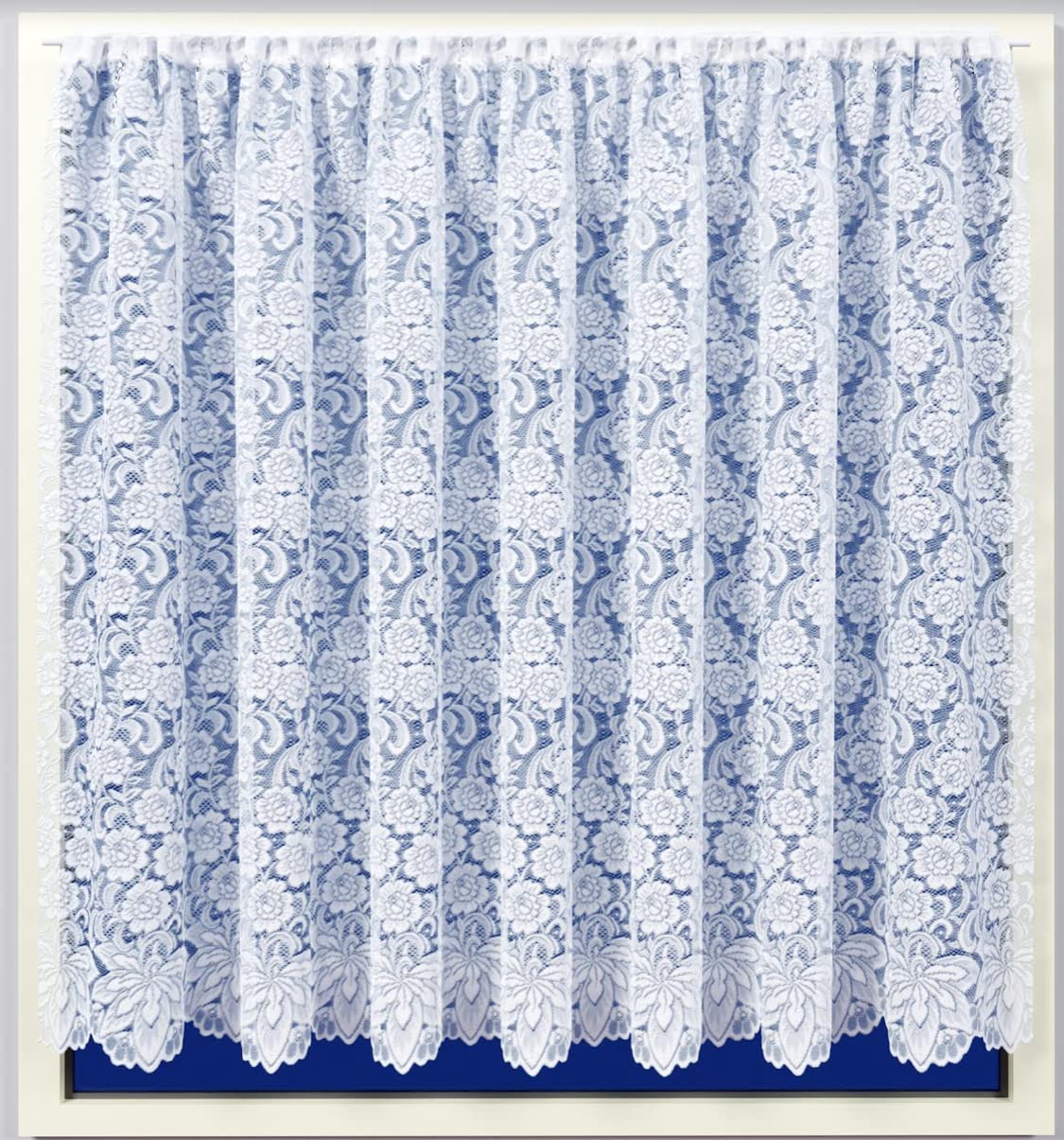 Nancy's Linens Star white thick net curtain - drop (54" (137cm))