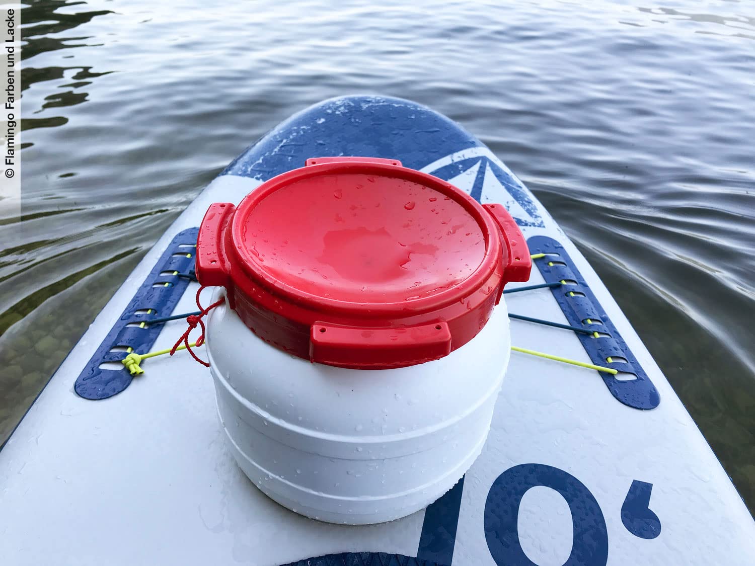 Kopp Verlag Weithalsfass | 42 Liter | ideal für die Krisenvorsorge | Plastikbehälter | für Lagerung | Universalfass | Wasserfass | mit Deckel | Tierfutterbehälter | Camping