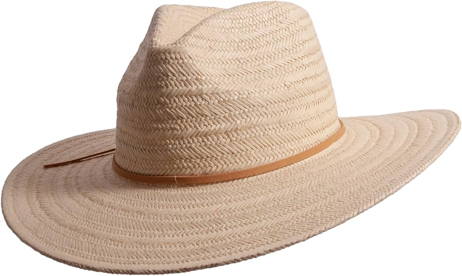 American Hat Makers Paulo Straw Safari Hat | Wide Brim, UPF 50, Breathable & Durable | Perfect for Hiking, Beach & Outdoors