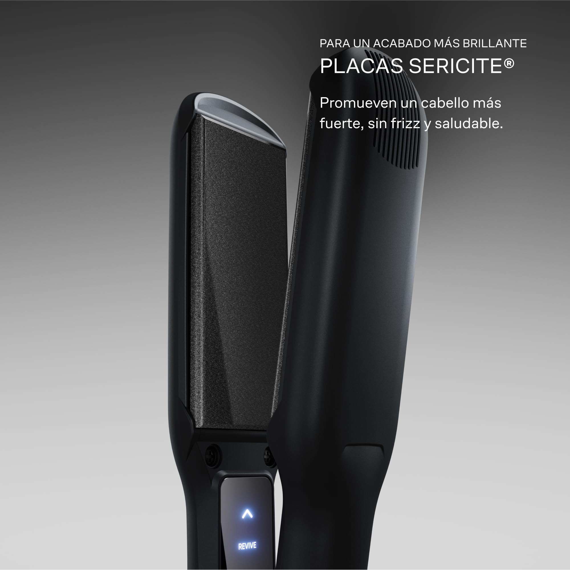CLOUD NINE La nueva plancha de pelo ancha | Control de temperatura variable | Modo Revive Placas con infusión de minerales | Pantalla digital Cable giratorio de 360° | Protector