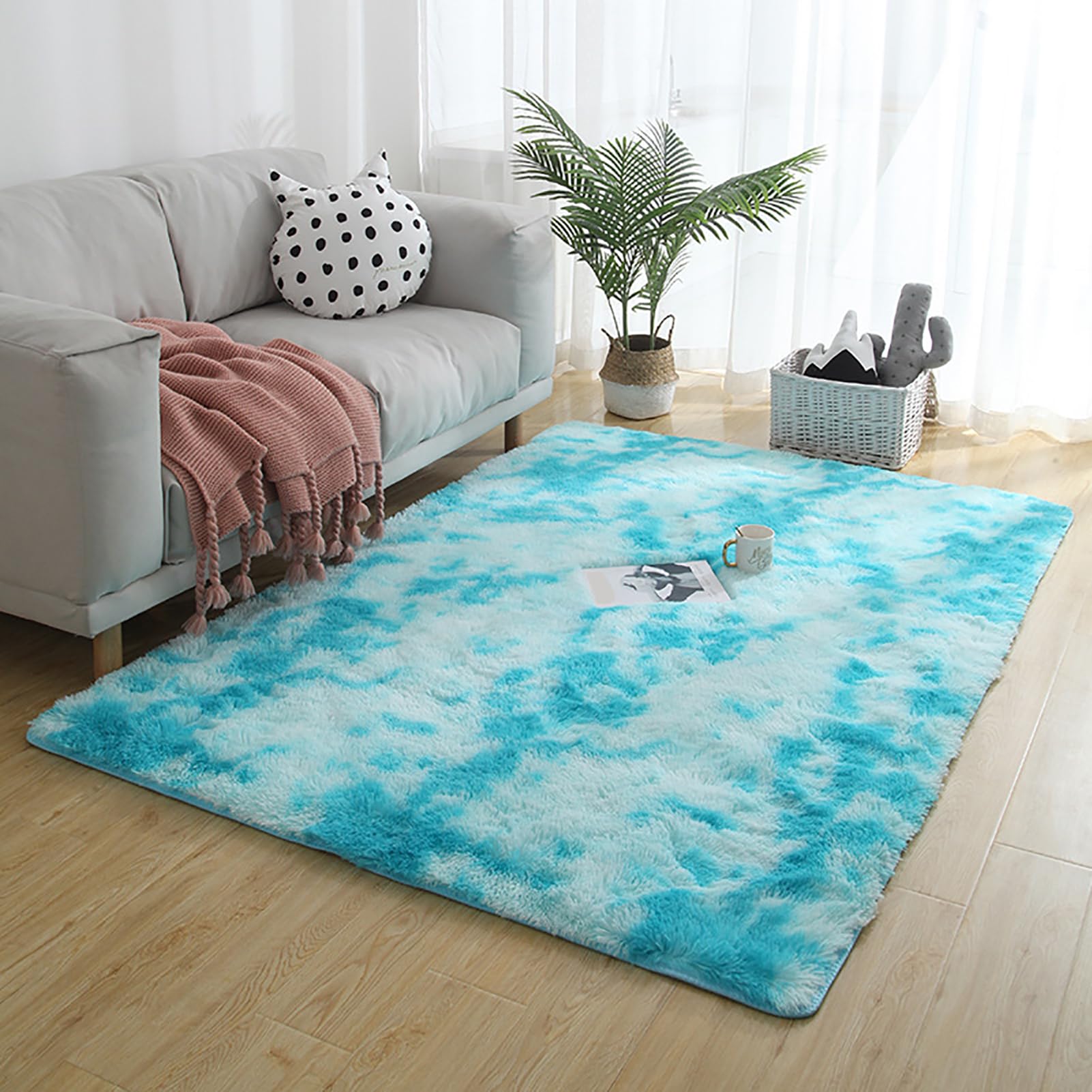 Tapis fausse fourrure pour salon cocooning et chambre d'enfant douillette
