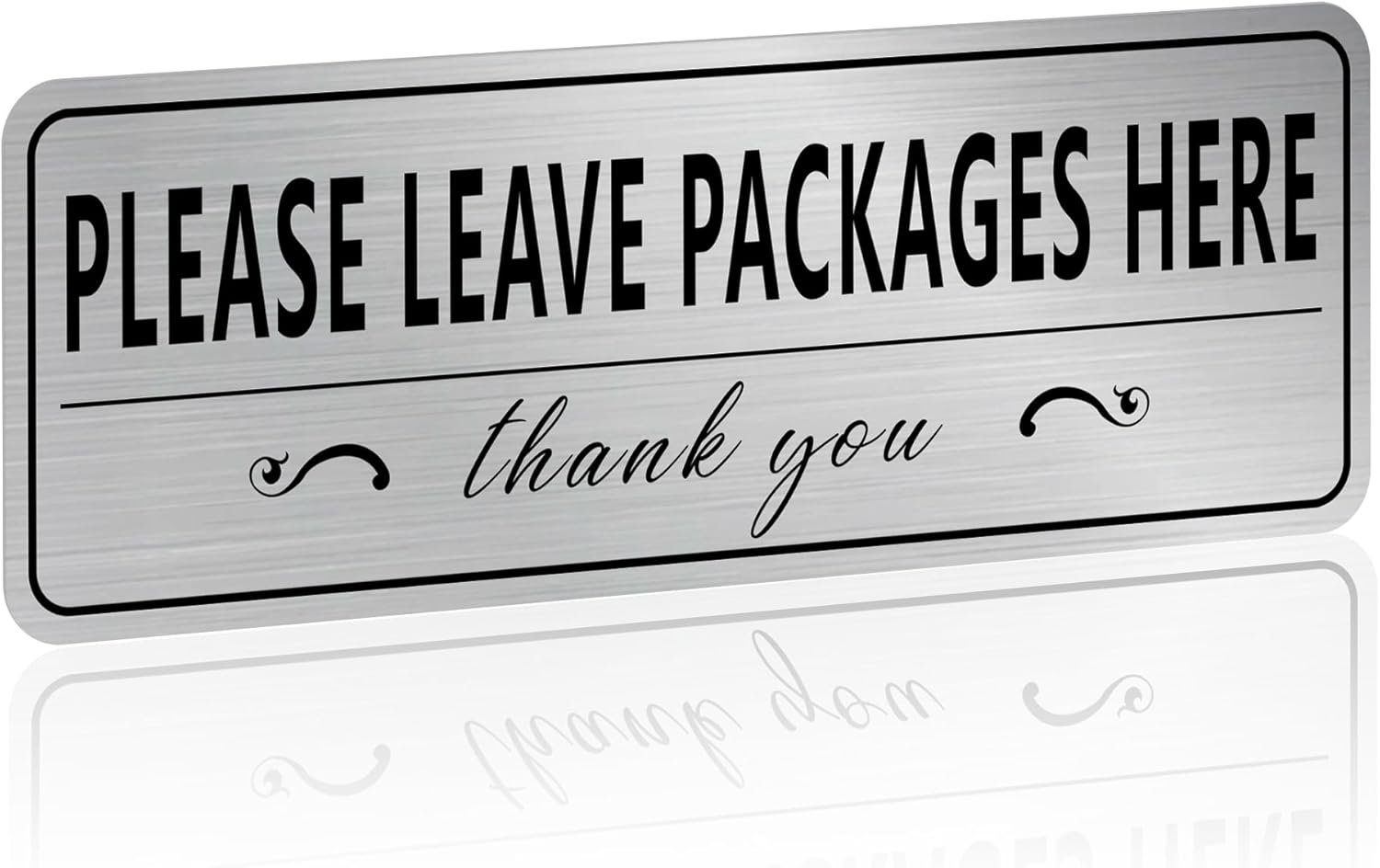 Amazon.com: Please Leave Packages and Deliveries Here Sign Sticker，Self ...
