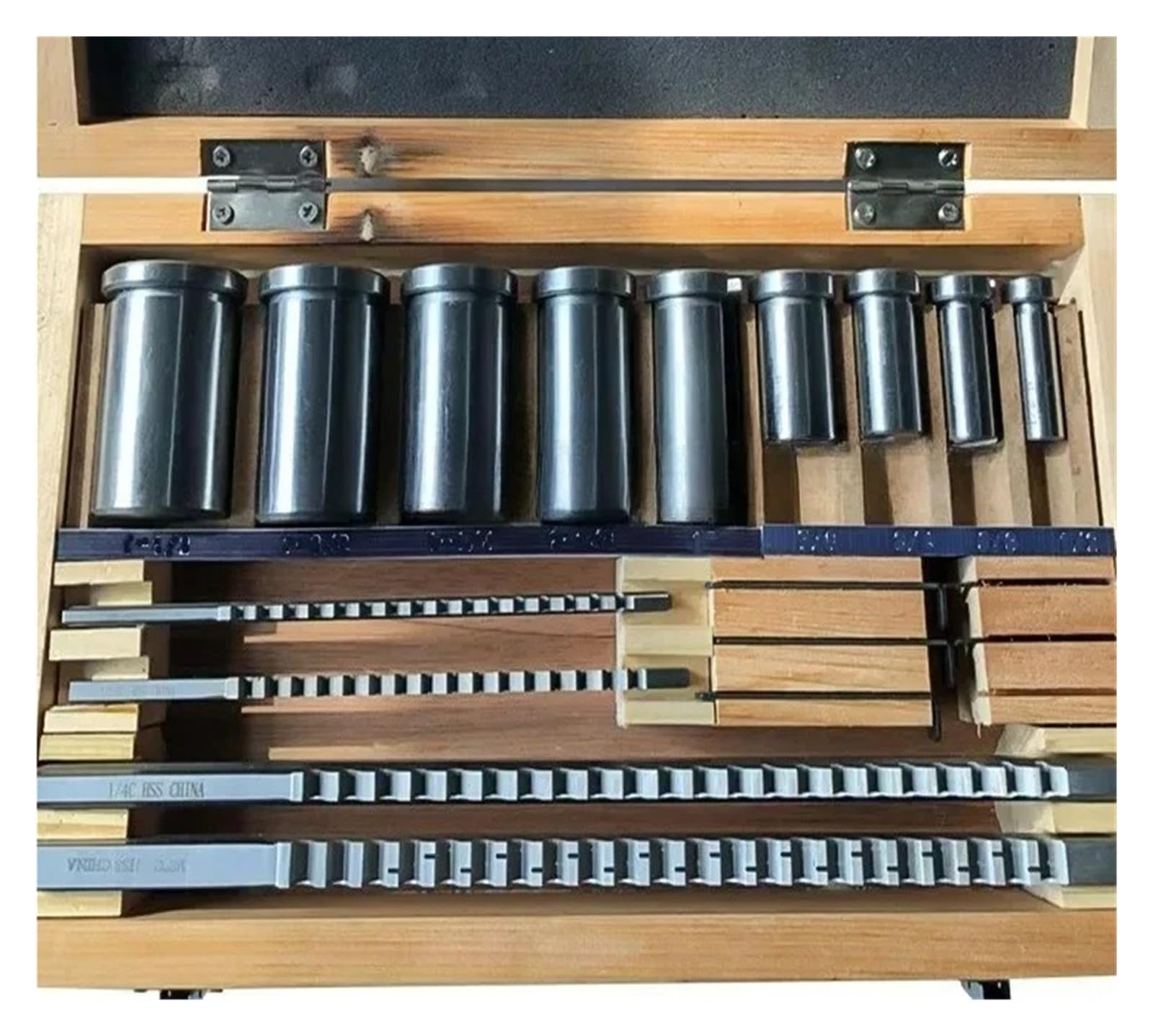 Juego de 18 brocas de chavetero métricas HSS de 4/5/6/8 mm (12-28). para trabajos mecánicos