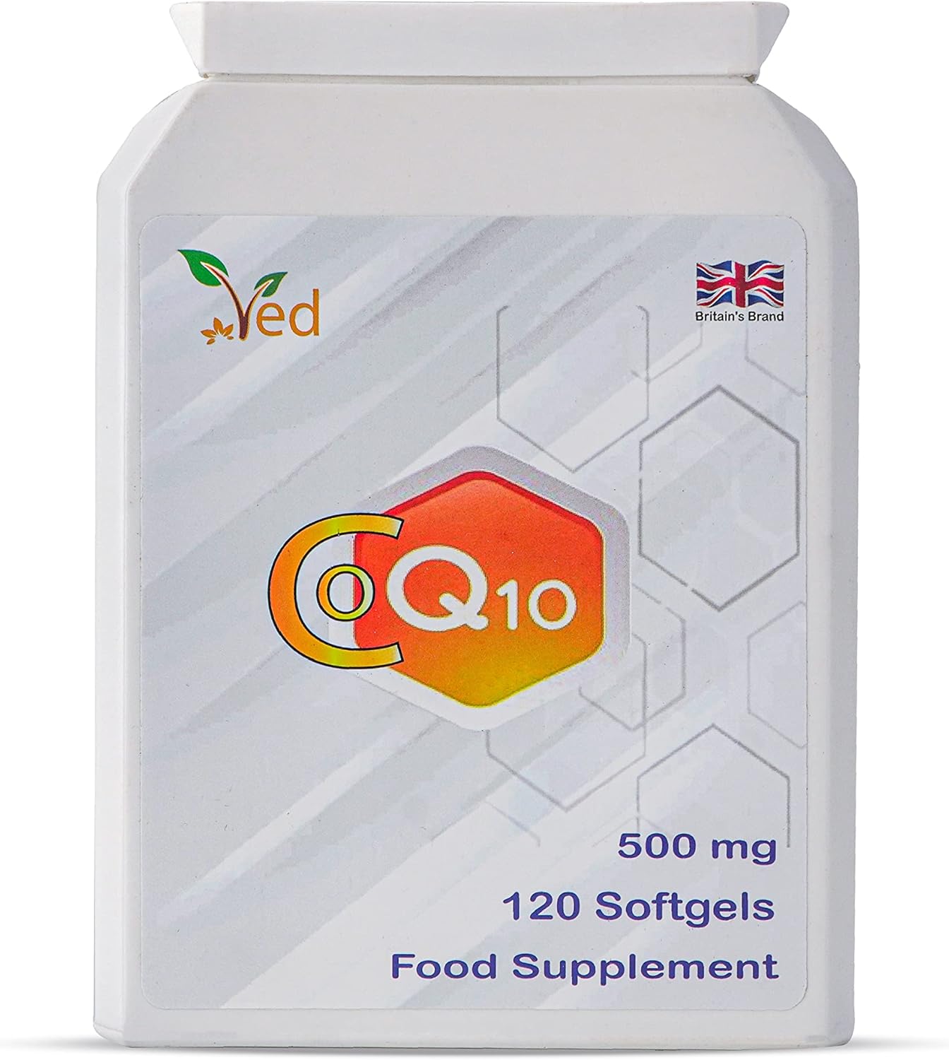 VED CoQ10 500mg Co Enzyme Q10 Highest Strength