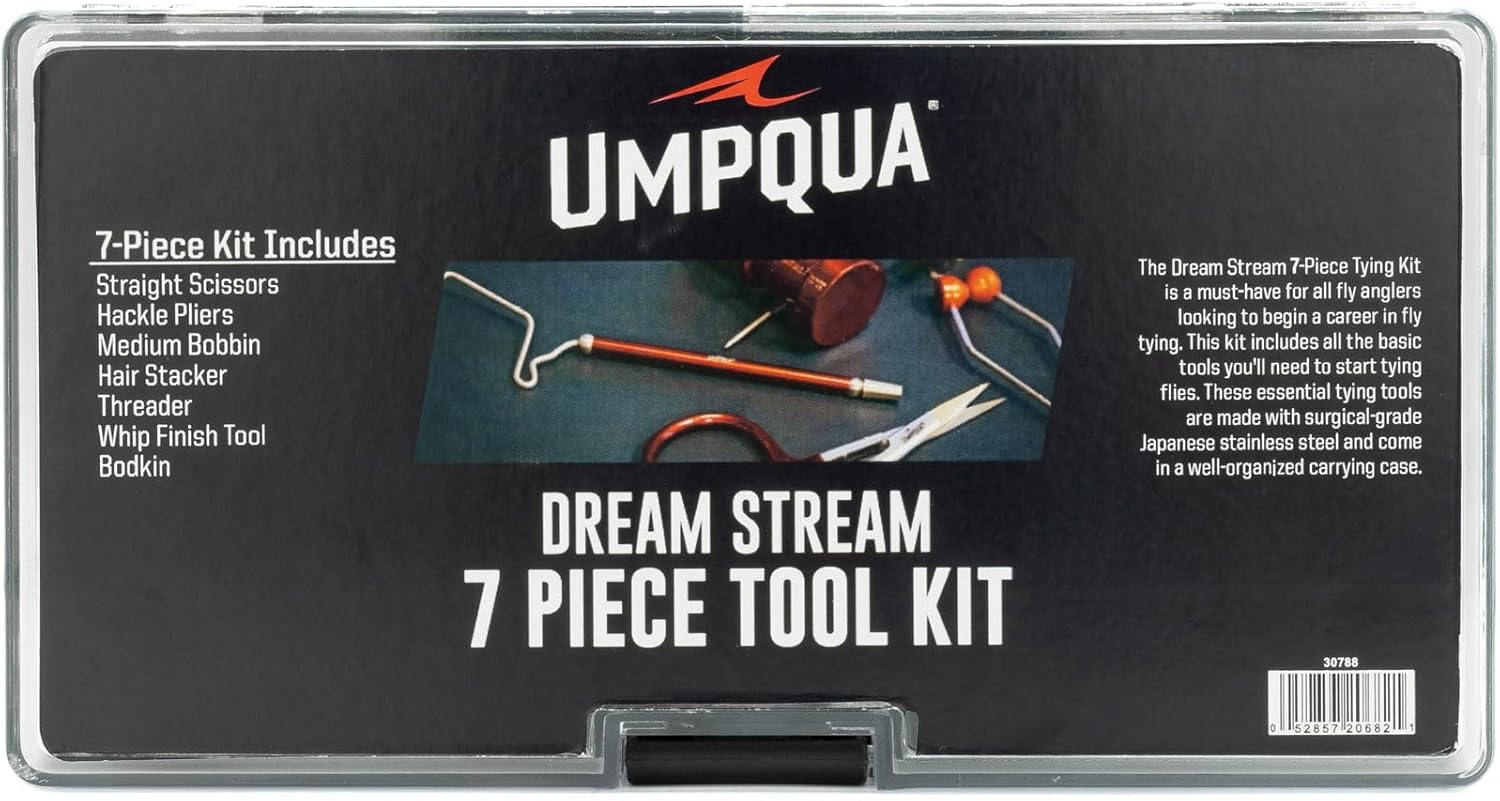Umpqua Dream Stream 7 Piece Tie Set Red