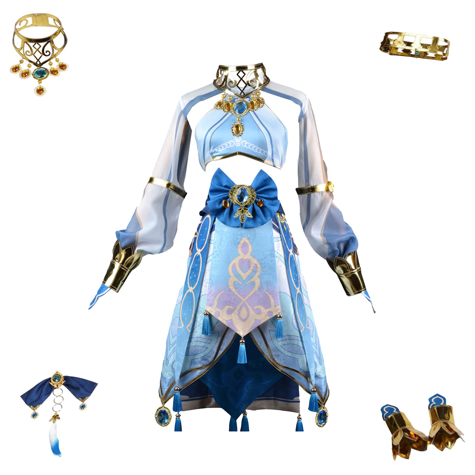 Amazon.com: OSIAS Nilou Cosplay Costume(M) : Clothing, Shoes & Jewelry