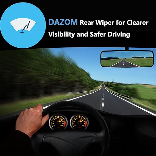 Miniatura 7 de Brazo y cuchilla de limpiaparabrisas trasero de repuesto para Dodge Durango 2004-2009, Chrysler Aspen 2007-2009 Brazo y hoja del limpiaparabrisas