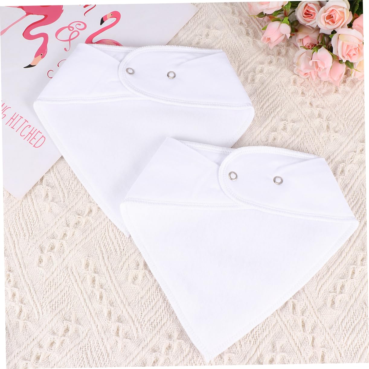 TOYANDONA 9 Piezas Bufanda Triangular Toallas De Saliva Pequeño Pañuelo Suministros De Alimentación Para Bebés Baberos De Bebe Orgánico Toalla De Lactancia Recién Nacido