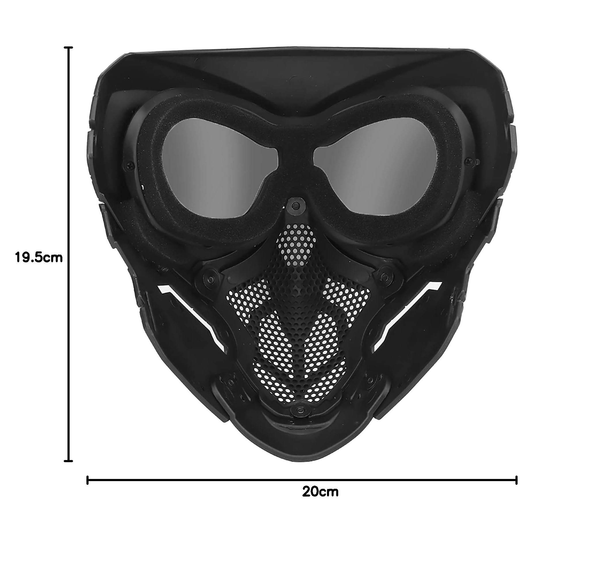Máscara táctica Airsoft Paintball Cráneo Cara Completa Halloween CS Wargame