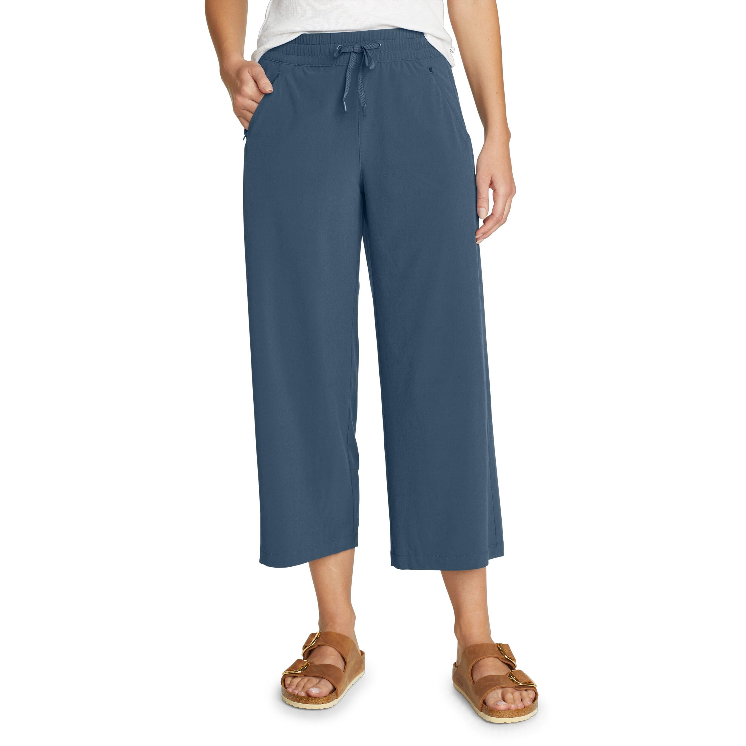 Pantalon décontracté femme chic fluide et pantacourt large été - 4