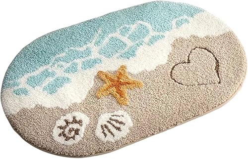 Miniatura 8 de Alfombra sintética suave, súper absorbente, antideslizante, para baño, dormitorio, lavable a máquina, alfombra para decoración del hogar