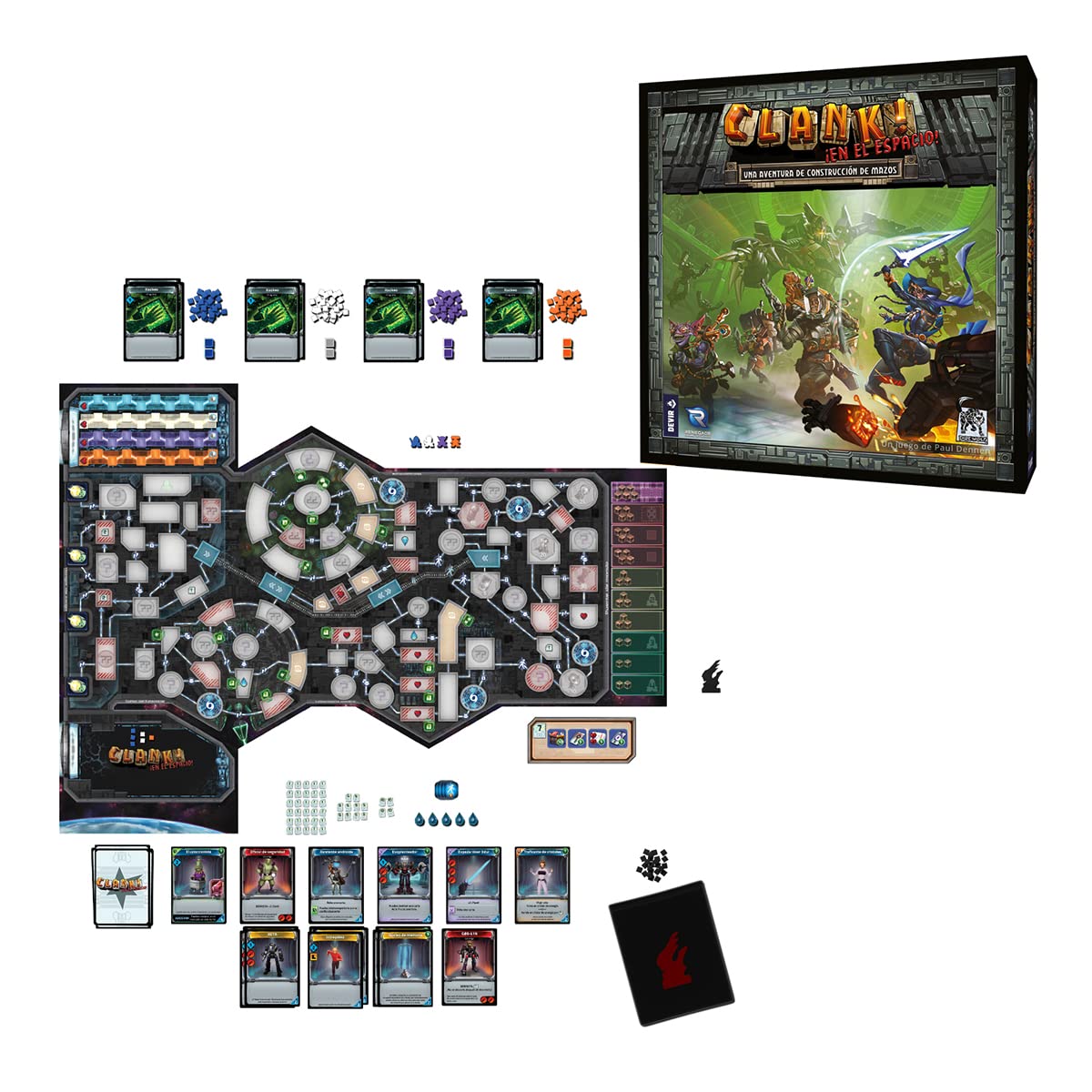 Devir - Clank! En el Espacio, Ciencia Ficción, Deck Building, Versión Española