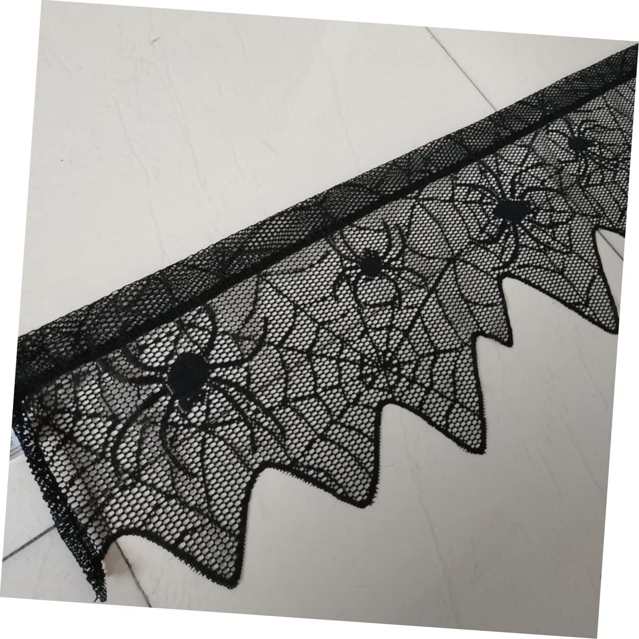 2 Pz Tende per Finestra Nere Finestra Tende Trasparenti Tende di Pizzo Forniture per Feste di Halloween Tende di Halloween Tende da Doccia di Halloween Tenda per Porte e Finestre Tenda per Finestra