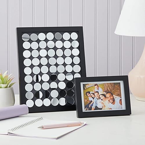 Miniatura 3 de Paquete de 120 espejos redondos pequeños para manualidades, círculos de azulejos de vidrio de 1 pulgada para decoración de pared, mosaicos,