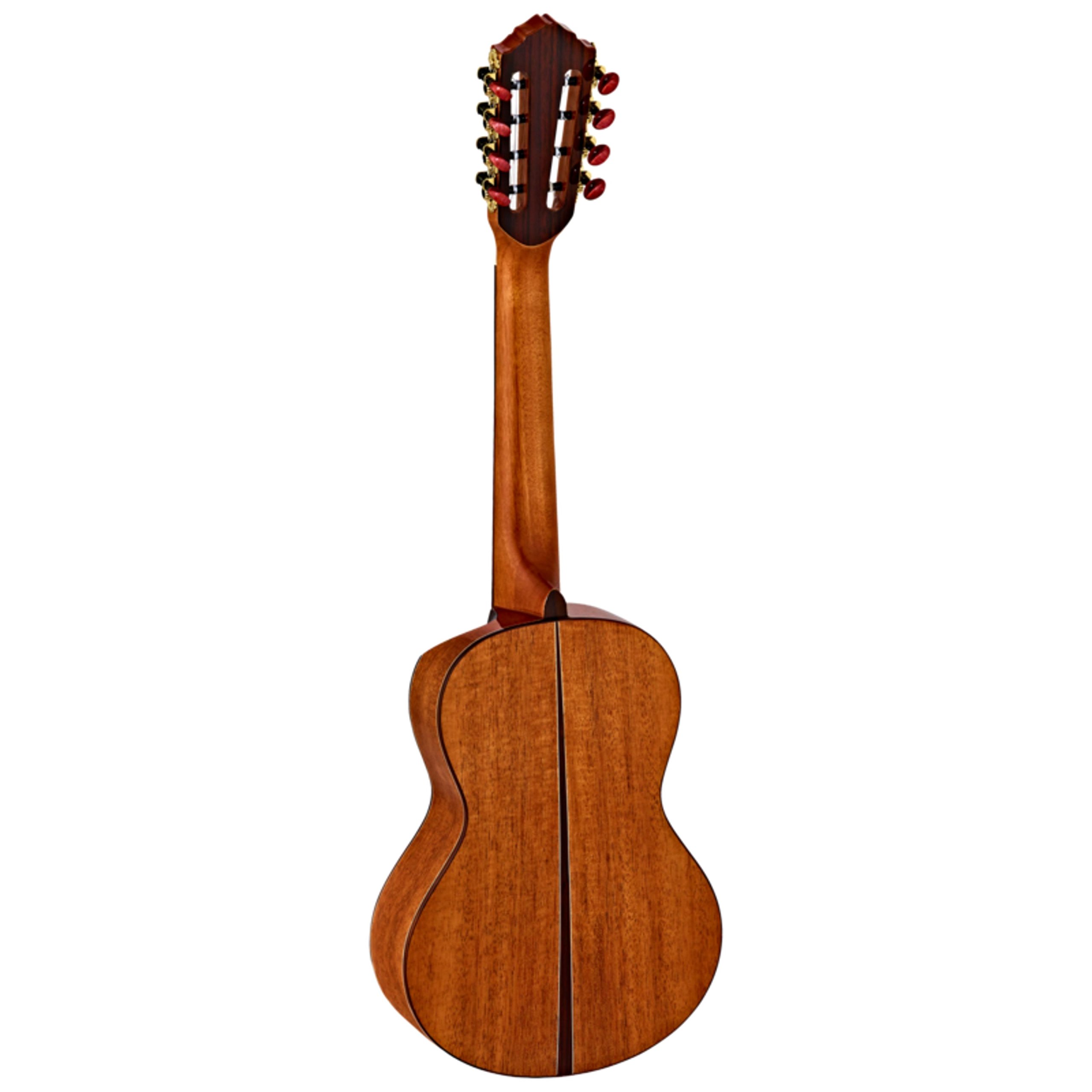 Ortega Guitars Ukulele Tenore Acustico – 8 Corde, 2 Buche – Custom Built Series – Gig Bag Inclusa – Mogano, Natural (ECLIPSE-TE8)