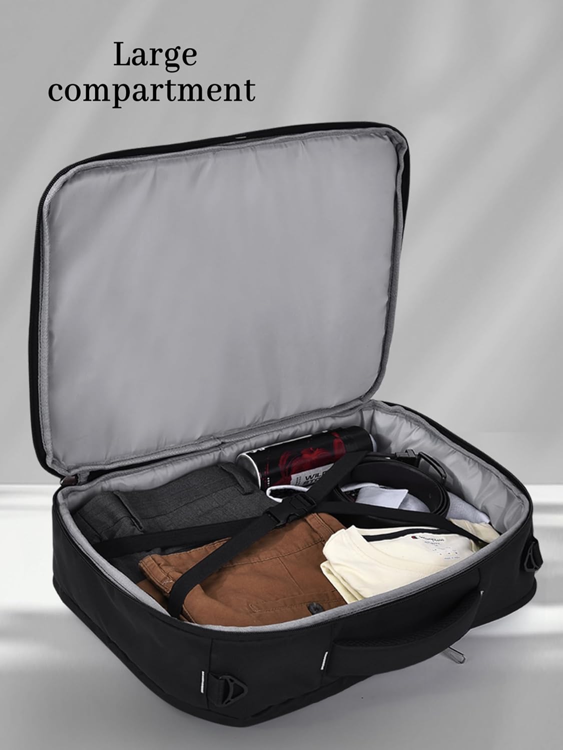 COSMUS ZEST Convertible Backpack-Messenger Bag for 15 Inch Laptop - Black 30 71sQRrKNpML. SL1500