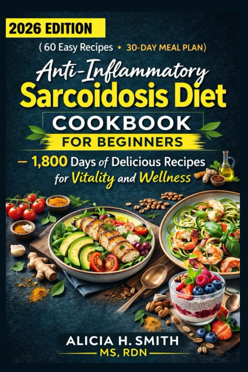 Anti-Inflammatory Sarcoidosis Diet Cookbook for Beginners: 1,800 Days of Delicious Recipes for Vitality and Wellness
