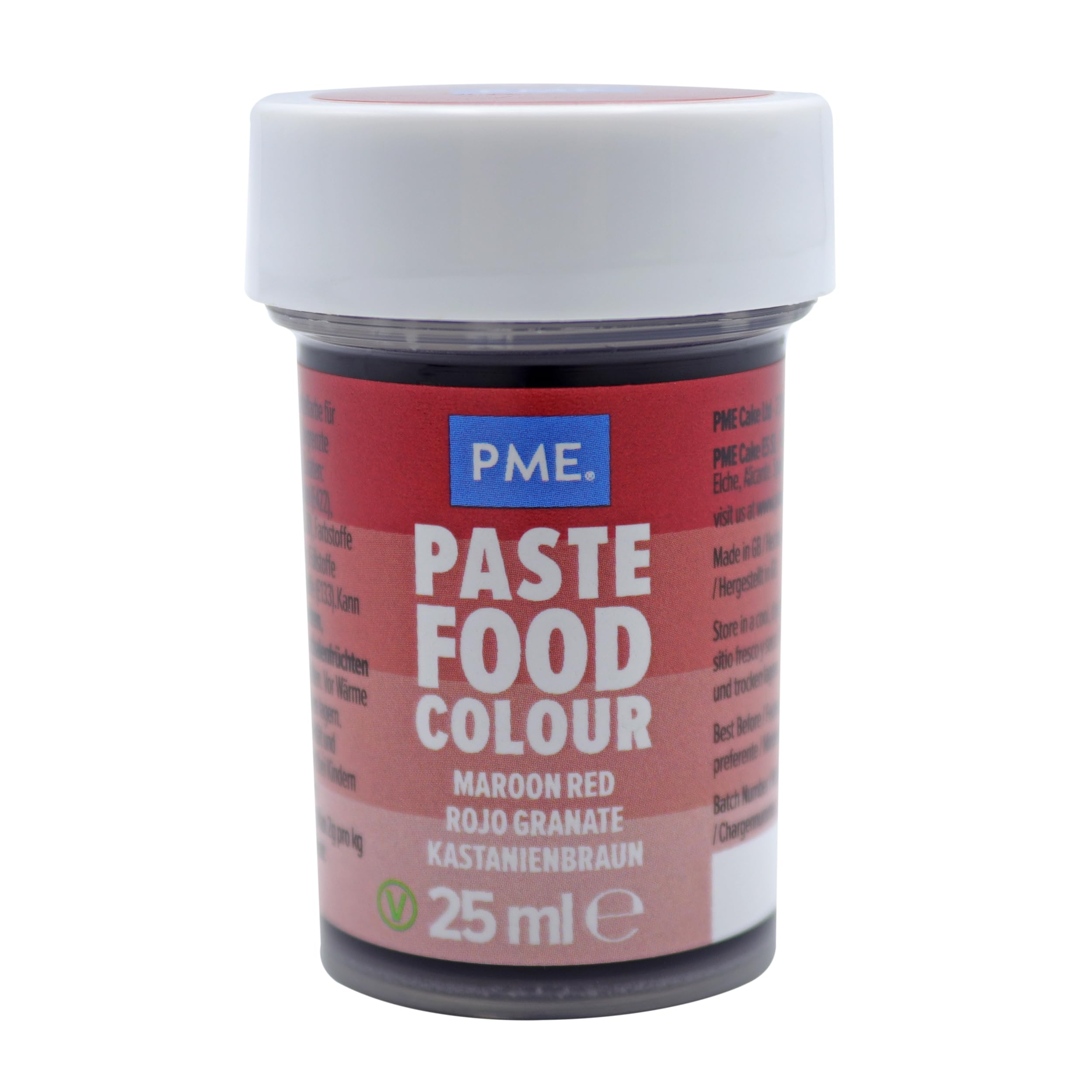 PME Paste Colour Maroon Red 25 g