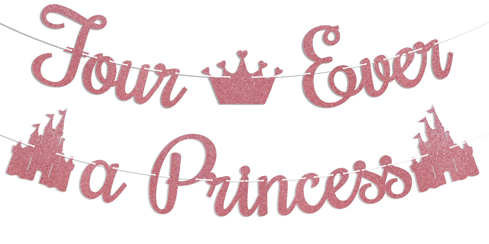 11 PEZZI DECORAZIONI Torta Compleanno Principessa per Ragazza, Topper