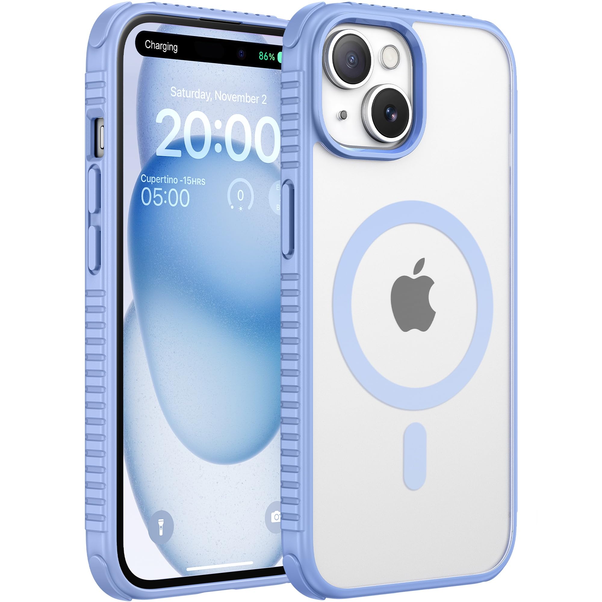 SUCGLES for iPhone 14 Plus Case with MagSafe [Ultra Strong Magnetic] [12FT Military Drop Protection] [Soft Non-Slip Grip] ...