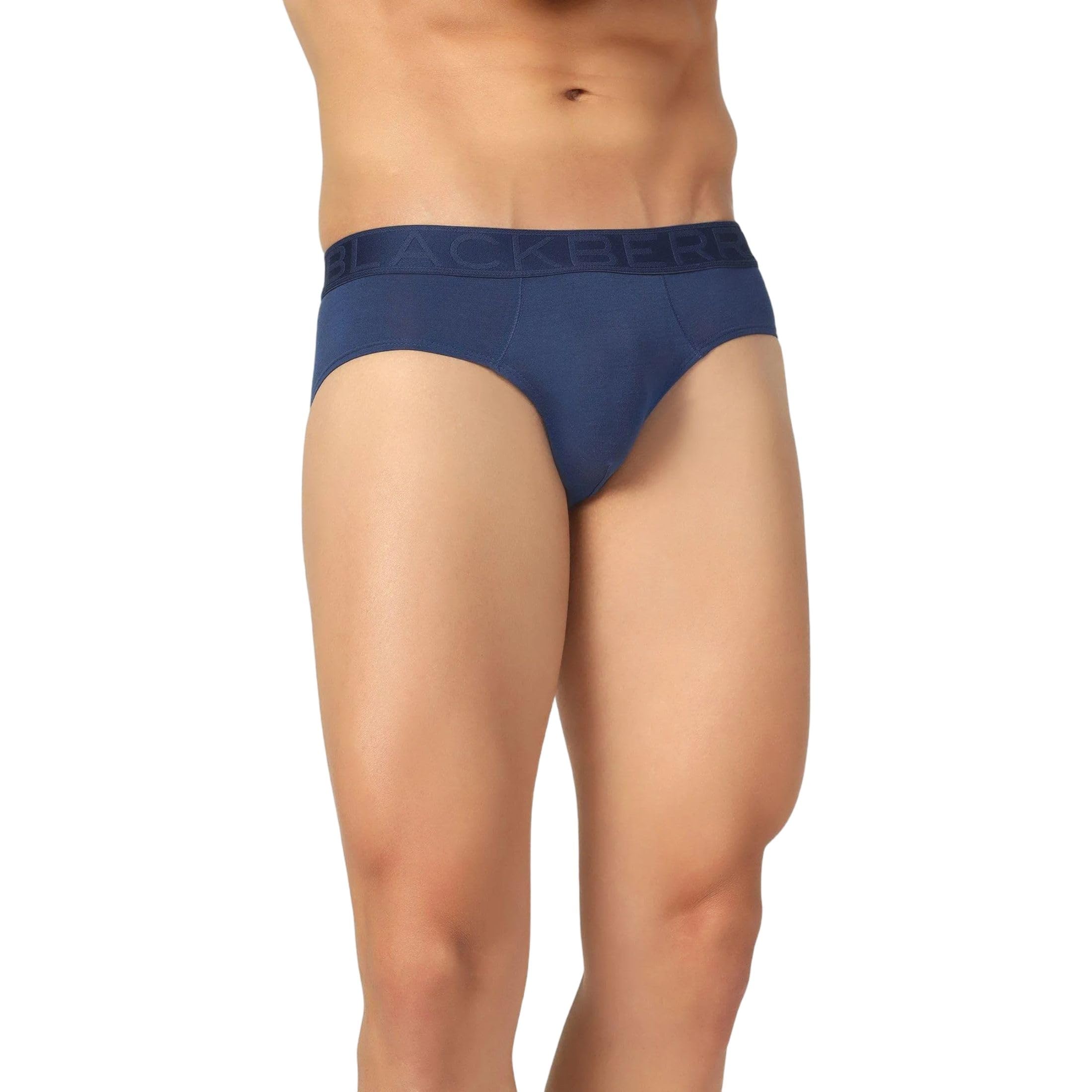 blackberrys Men's Navy Modal Solid Briefs-picture-20
