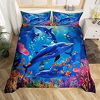 Vista 16 de Erosebridal Juego de funda de edredón náutica, tamaño Queen, diseño retro de velero, para niños, adolescentes, niños, funda de edredón con temática