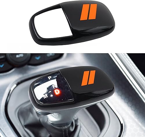 Miniatura 9 de SENSHINE Cubierta de la palanca de cambios para Dodge Charger Challenger Accesorios 2015-2023 2024 Durango 2016-2024 ABS Interior de carcasa