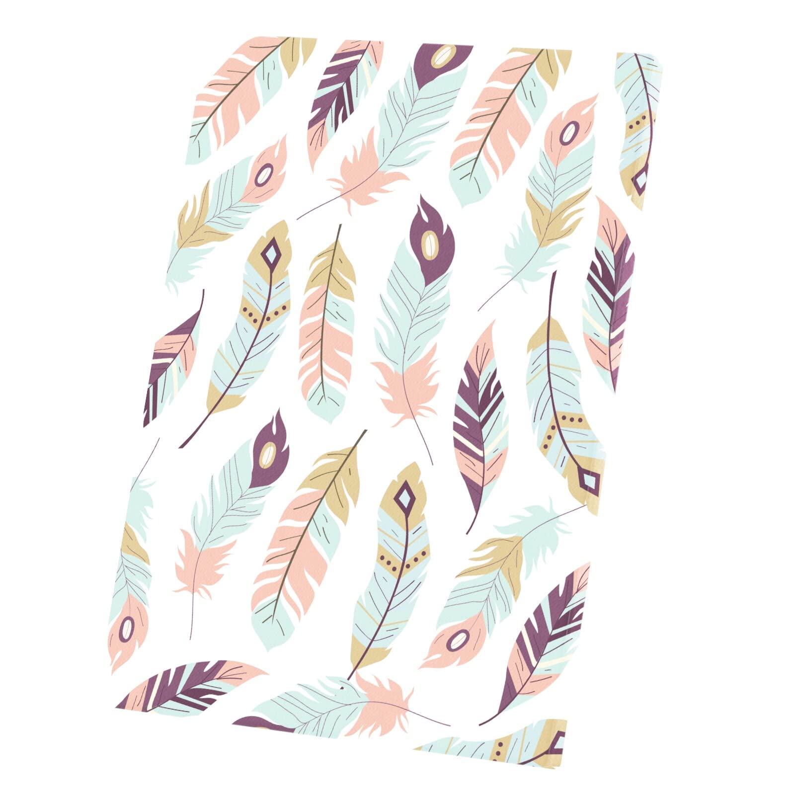 Tableau plume boho-chic 40x56 cm : affiche amérindienne - 5