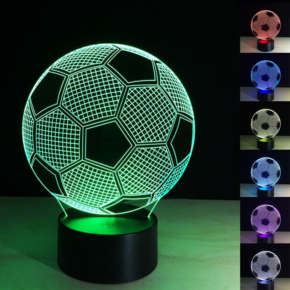 Personalized Football LED Night Light Best Gifts for Football Fans Gifts for Youth Football Players Football Team Gifts Football Players Birthdays Night led lamp Table lamp