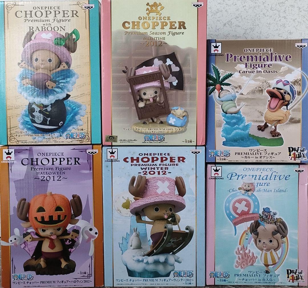 ONE PIECE ONE PIECE チョッパー フィギュア プレミアム 6セット