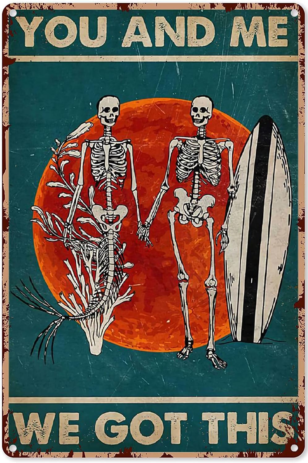 Bmotaso Skeleton Mermaid & Human You And Me We Got This