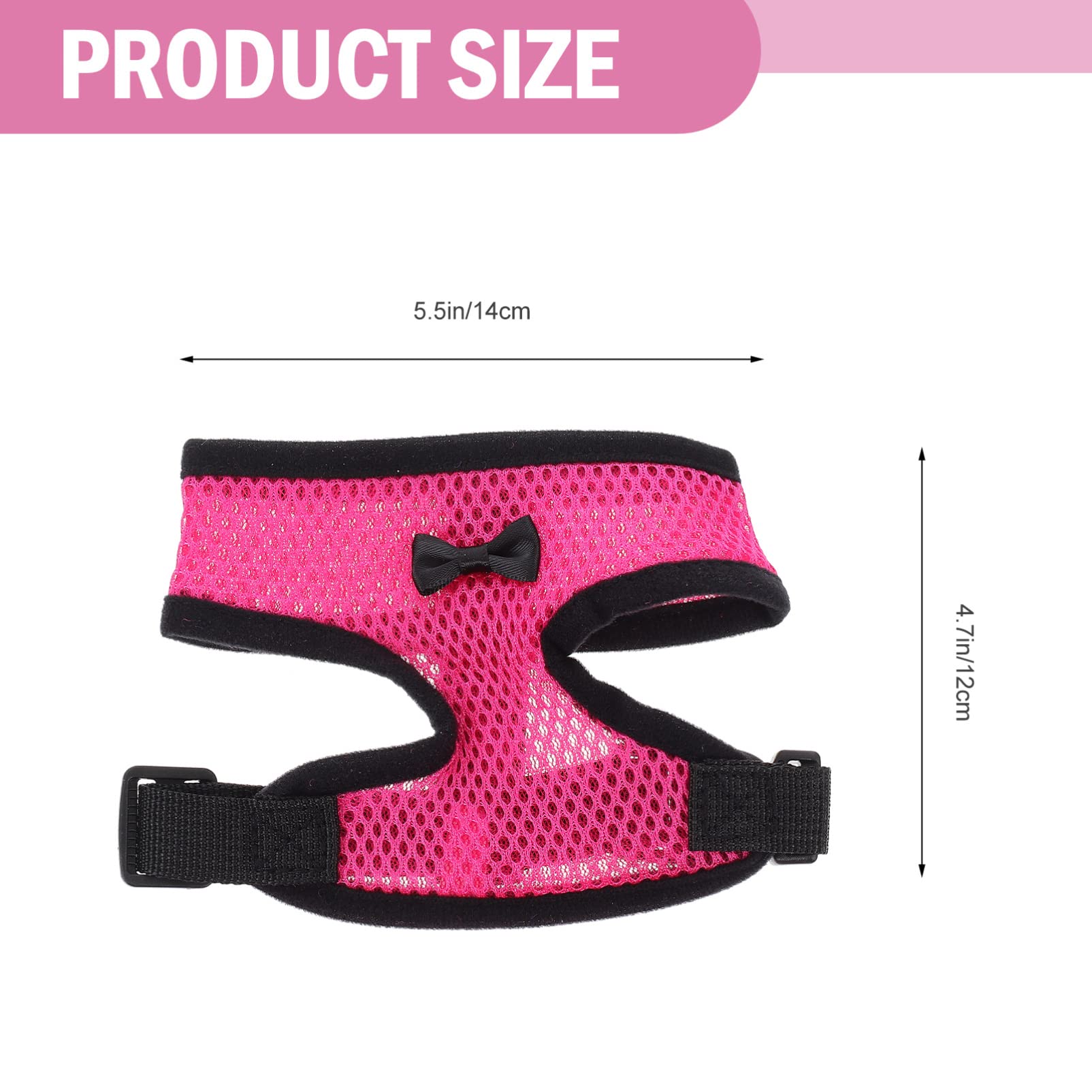 HOLIDYOYO Elegant Chicken Harness and Leash Set Wearable Chicken Harness for Rooster Hen Vest for Parties