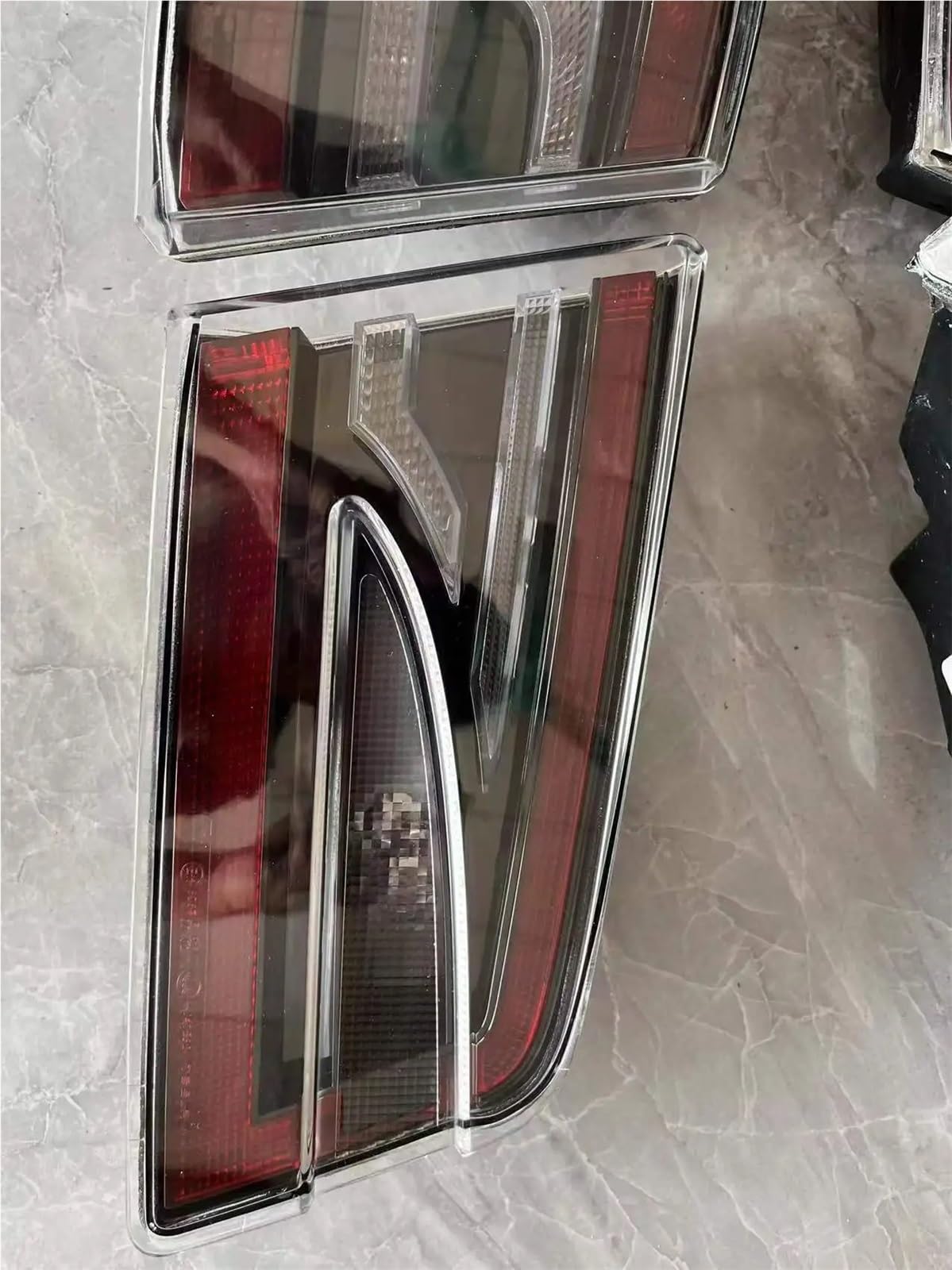 Lampa tylna zespolona Halogen światła Zestaw tylnych lamp tylnych LED do akcesoriów samochodowych Tesla model s accesorios para auto(Left outer)