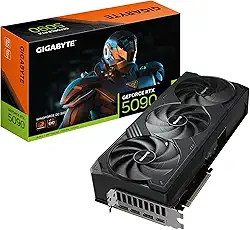 Placa de Vídeo Gigabyte RTX 5090 Windforce OC 32G, 32GB GDDR7, Ray Tracing, Alto Desempenho para Games e Criação – GV-N5090WF3OC-32GD