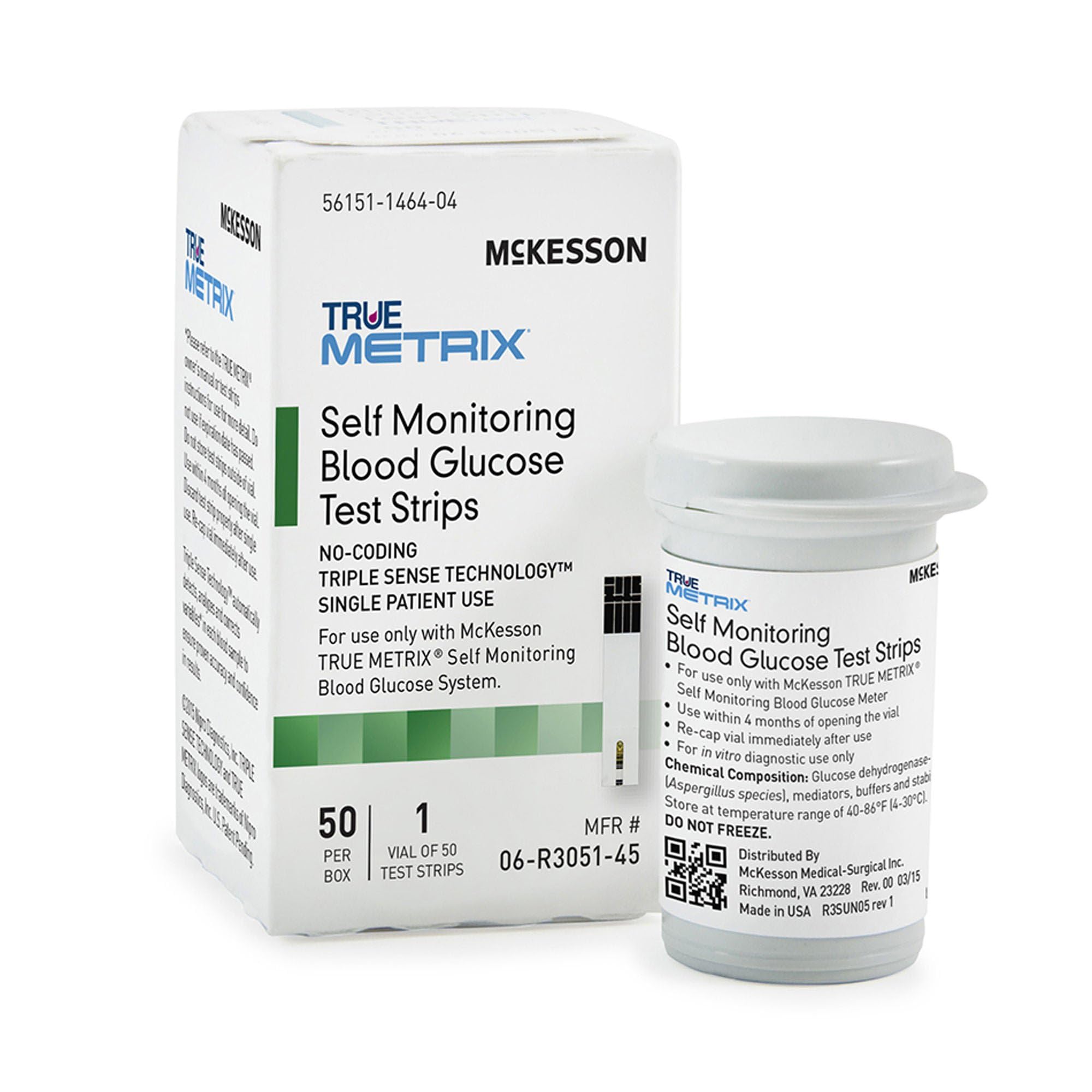 McKesson Blood Glucose Test Strips - 50 Count -1