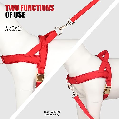 Miniatura 4 de PET ARTIST Arnés para perro para perros pequeños, medianos y grandes, arnés para perro sin tirones, fácil de limpiar para caminar, arnés de chaleco