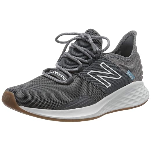 New Balance Men's Fresh Foam Roav V1 Sneaker, Lead/Light Aluminum, 10