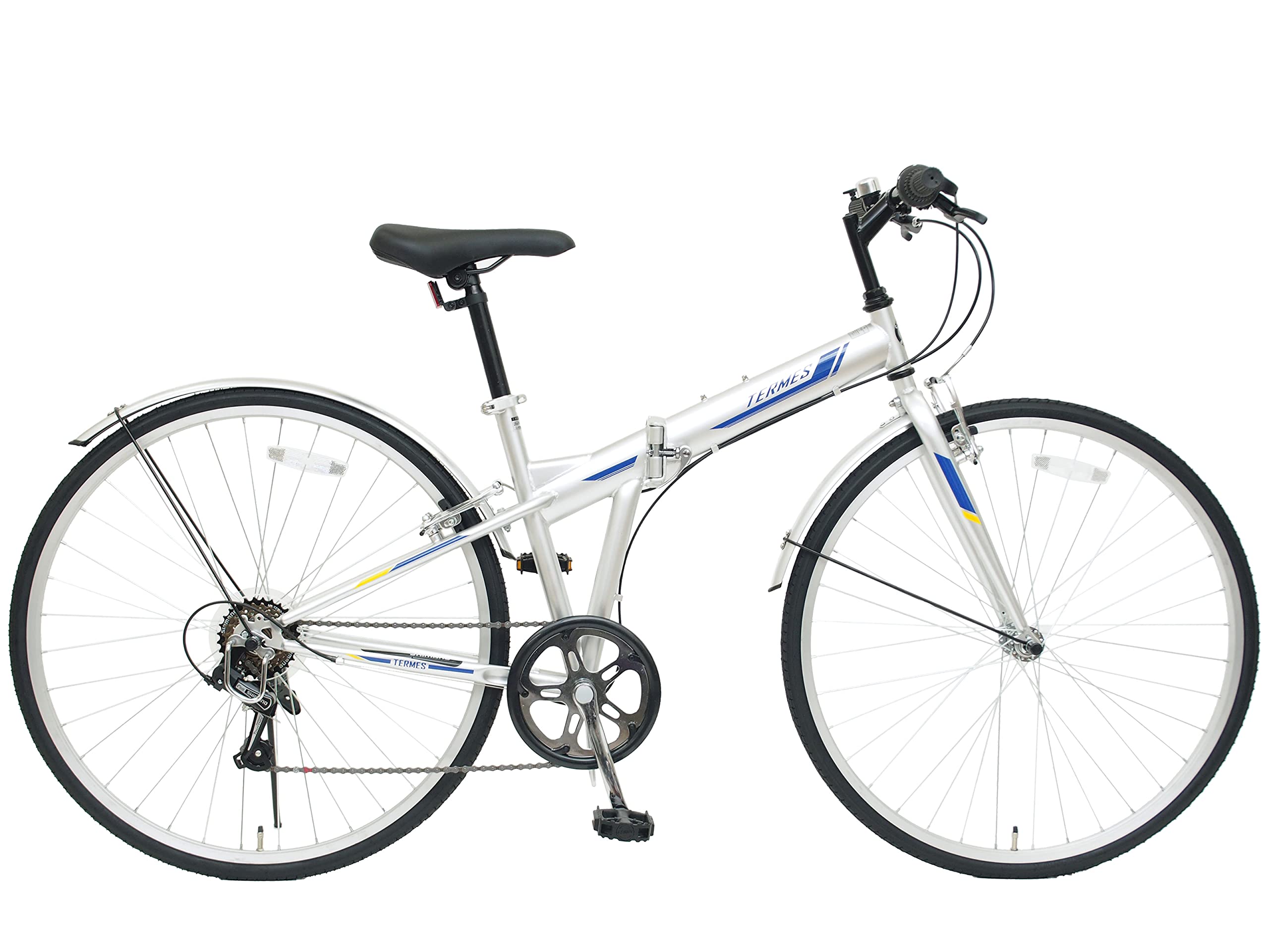 クロスバイク 折りたたみ自転車 約16kg テルメス シマノ6段変速 700× Amazon | チャリンクス クロスバイク 折りたたみ自転車 約16kg
